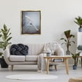 thumbnail image 2 of Stupell Industries Majestic Snowy Owl Flying Wingspan Wildlife Photography Photograph Metallic Gold Floating Framed Canvas Print Wall Art, Design by Carrie Ann Grippo-Pike, 2 of 8