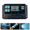 thumbnail image 2 of Controlador de carga Sunnimix MPPT PWM Panel Solar regulador de carga 12V/24V/5V LCD pantalla 20A, 2 of 8