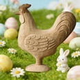 thumbnail image 2 of Wozhuo Cute Rooster Wooden Decor DIY Paintable Desktop Ornament Handcrafted Home Decor, 2 of 6