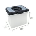thumbnail image 2 of Gracious Living Rangement Empilable pour Fichiers avec Compartiment pour Accessoires (Lot de 3), 2 of 12