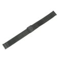 thumbnail image 3 of Uxcell Stainless Steel Mesh Watch Band 14mm Quick Release Adjustable Strap, Black, 3 of 7