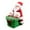 B, variant on ZJNGJC Rock Drumming Santa Playing Drum Red Green Doll Musical Moving Figure Snowman Battery Operated Home Xmas Holiday Party Ornament A