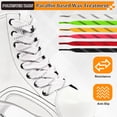 thumbnail image 4 of Uxcell 2 pares de cordones de hockey encerados - Accesorios para patines de hielo, para patines de cuatro ruedas y adultos jóvenes, 72 pulgadas blancos, 4 of 6