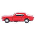 thumbnail image 5 of Retro Car Model 1/32 Scale Pull Back Alloy Classic Vehicle Toy with Open Doors for Children Collectors Red, 5 of 5