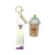thumbnail image 1 of Jumpingount Llavero colgante decorativo llavero decoración monedero mochila llavero decoración impermeable dulce mujer chica regalo Ropa, zapatos y accesorios Miscelánea Leche blanca Jumpingount AP014351-01, 1 of 6