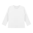 thumbnail image 3 of TQWQT Girls Long Sleeve Shirts Fall Trendy Girls Tops Size 10-12 Kids Crew Neck Tee Shirt Cute Plain Tween Girls Clothes White 9-10 Years, 3 of 6