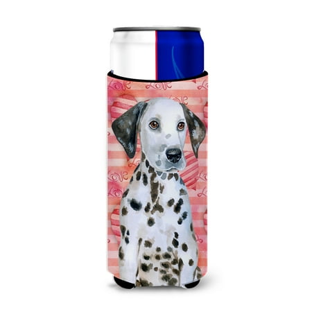 

Carolines Treasures BB9795MUK Dalmatian Puppy Love Michelob Ultra Hugger for slim cans Slim Can multicolor