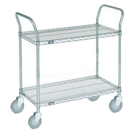 Franklin - 86341 - 24 in x 36 in 2-Tier Chrome Wire Cart