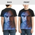 thumbnail image 3 of Vampire Diaries Ian Somerhalder Youth Unisex T-Shirt Crewneck Short Sleeve Double-Sided Print Tee Shirts Top For Boys Girls Kid Teen Medium, 3 of 6
