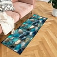 thumbnail image 4 of Corridor Stone Patterned Carpet with 3D Pebble Design Washable Floor Mat for Entrance Bathroom and Kitchen Use, 4 of 5