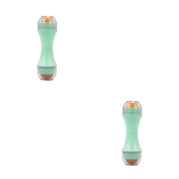 Vogacara Masajeador de bolas de Control de absorción de aceite de piedra, rodillo de zona T Facial extraíble, herramienta de maquillaje para Type1 NO1