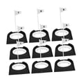 thumbnail image 3 of 9 piezas Golf Golf Putt Cup Practice Hole Train Ayuda, al aire libre con Putter Putter Indoor Putter de patio de bandera Golf Puttable, desmontable, negro, 3 of 8