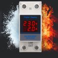thumbnail image 3 of Voltage Current Meter, Single Phase LED Digital Tube Voltage Current Monitor High Accuracy 0-63A with Transformer for Home, 3 of 7