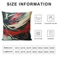 thumbnail image 5 of Shiartex Red Black Grey Abstract Throw Pillow Cover,Red and Black Pillow Covers, Modern Geometric Decorative Throw Cushion Cover for Bedroom Couch Sofa Living Room Decor,Multi-Size White, 5 of 5