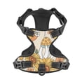 thumbnail image 4 of Lsque Groovy Hippie Flower Mushrooms Dog Harness, No-Pull Pet Harness with 2 Leash Clips, Adjustable Soft Padded Dog Vest with Easy Control Handle for Large Dogs-X-Large, 4 of 9