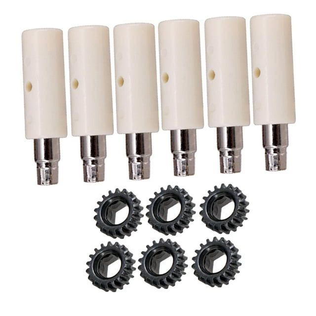 fastboy 6 Pcs Chevilles d'Accordage de Guitare Accordeurs Machine Style2 Pièces et Têtes Épingles Engrenage Style 2