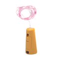 thumbnail image 1 of Luces para botellas de vino Blukids con corcho, 20 LED, 2 m, mini guirnalda de luces para decorar frascos, Halloween, Navidad, fiestas y bodas (rosa), 1 of 2