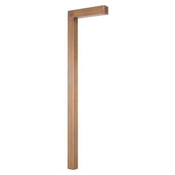 PLB07 Integrated 3W LED Brass L-Shaped Low Voltage Landscape Lighting Path Light