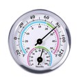 thumbnail image 1 of TFixol Compact Indoor Hygrometer for Home & Office - Wall-Mounted Temperature & Humidity Gauge, Battery-Free, Silver & Color Options, 1 of 7