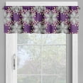 thumbnail image 4 of Ambesonne Moroccan Valance & Curtain, Vintage Floral Petals, 55"x45", Earth Yellow Purple, 4 of 6