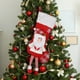 thumbnail image 1 of Media navideña grande de 45 cm de punto con diseño de Papá Noel, muñeco de nieve y reno, ideal para regalar en la chimenea, de lana suave y duradera | Decoración navideña acogedora multicolor para, 1 of 8