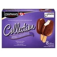thumbnail image 1 of Chapman's Collection Canadienne Barres de crème glacée - crème glacée à la vanille, avec amandes et chocolat au Lait, emballé dans une carton 8 x 55 ml, 1 of 5