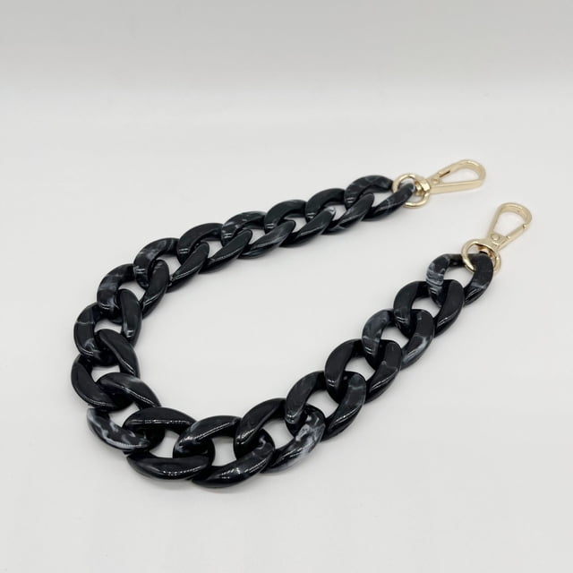 Cadena acrílica de 22 colores, cadena de espina de pescado mediana, cadena de resina para bolso, cadena para gafas, cadena para teléfono móvil, cadena para bolso, llavero