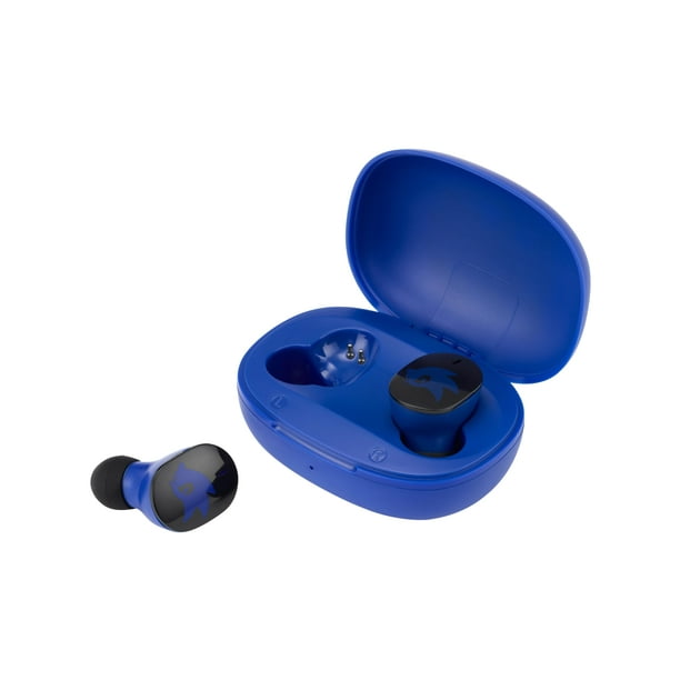 eKids Sonic The Hedgehog Wireless Earbuds with Microphone, Bluetooth Earbuds with Charging Case for Ear Buds, Designed for School, Home, or Travel