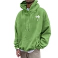 thumbnail image 1 of QIPOPIQ Men's Graphic Print Long Sleeve Drawstring Hoodie Pullover Sweatshirt Clearance, 1 of 4