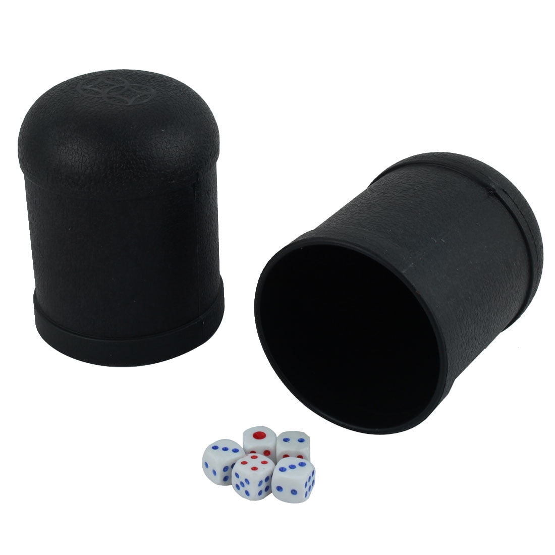 Game Dice Roller Cup Black 5 Pcs each w 5 Dices Walmart Canada