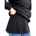 thumbnail image 1 of ITFABS Chandail à Capuchon Taille Haute pour Femmes Jupe de Fête de Rue Fendue sur le Côté, 1 of 5