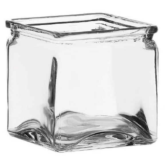 Square Clear 1 Vase
