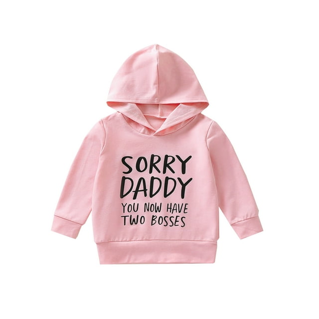 Chandail à Imprimé de Lettres « little Man/Daddy Boss » pour Bébés Garçons et Filles, Manches Longues, Chandail à Enfiler, Tenues d'Automne et d'Hiver