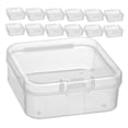 thumbnail image 6 of OUNONA 55Pcs Small Organizer Box Transparent Plastic Storage Containers with Lids for Jewelry and Crafts, 6 of 8