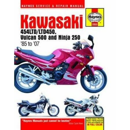 Kawasaki 454LTD/LTD450 Vulcan 500 and Ninja 250: Service and Repair Manual