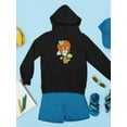 thumbnail image 3 of Rabbit On A Ballon Hoodie Juniors -Image by Shutterstock,  Small, 3 of 4