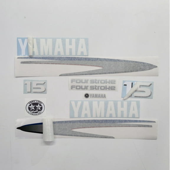 411 Decals Aftermarket Replacement for Yamaha 15 Four Stroke (2002-2006) Decal (Sticker) Set