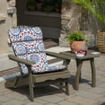 thumbnail image 3 of ARDEN Outdoor Rocking Chair or Adirondack Cushion, 20 x 17, Water Repellent, Fade Resistant 17 x 20, Clark Blue, 3 of 12