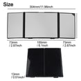 thumbnail image 3 of 3-Way 360-Degree Folding Mirror for Haircuts, Shaving & Makeup Convenience!, 3 of 10