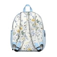 thumbnail image 3 of Floral and Hummingbird Illustration Students Backpack - Vintage Watercolor Floral Pattern with Durable Construction, Lightweight and Waterproof, 3 of 6