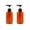 Brown, variant on Empty Plastic Pump Bottles, 10 Oz/300ML Refillable Shampoo Bottles for Shampoo and Conditioner Dispensers,2PCS