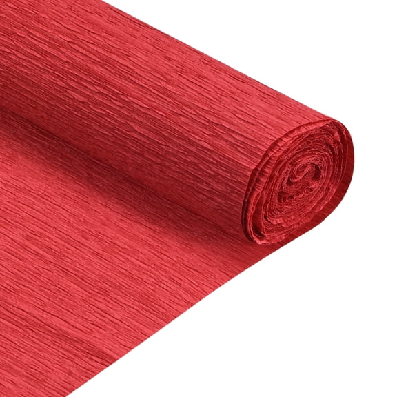 Crepe Paper Roll Crepe Paper Decoration 5 ft Long 20 Inch Wide, Red Pack of 2