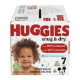 thumbnail image 3 of HUGGIES Snug & Dry Diapers, Mega Colossal Pack, Sizes: 1-8, 3 of 9
