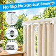 Window Bath Protector White Adjustable Tension Curtain Rod 51''-86'' for Window, Bathroom ...