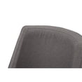 thumbnail image 5 of Michael Amini Brooklyn Walk 19.5" Fabric Dining Side Chair in Gray (Set of 2), 5 of 7