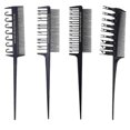 thumbnail image 1 of Hair Dye Brush Dye Comb Black Streak Comb Hair Dye Brush Comb Streak Comb Brush For Coloring Hair, 1 of 3