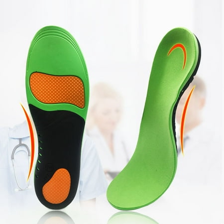 

Plantar Fasciitis Arch Support Insoles for Men and Women Shoe Inserts - Orthotic Inserts - Flat Foot - Running Athletic Gel Shoe Insoles Green