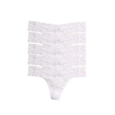 - Felina | Super Comfortable Super Stretchy Lace Thong | Panty | 5-Pack | Low Rise