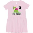thumbnail image 3 of Inktastic 3rd Birthday Girl Dragon Girls Toddler Dress, 3 of 5