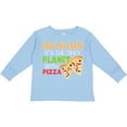 thumbnail image 3 of Inktastic Save the Earth. Its the Only Planet with Pizza. Boys or Girls Long Sleeve Toddler T-Shirt, 3 of 5